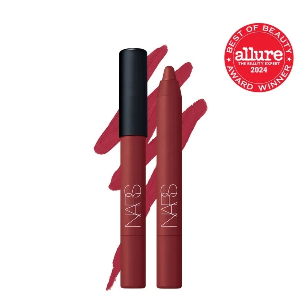 NARS Powermatte High Intensity Lip Pencil: Cruella (185 Scarlet Red), .05oz, NIB